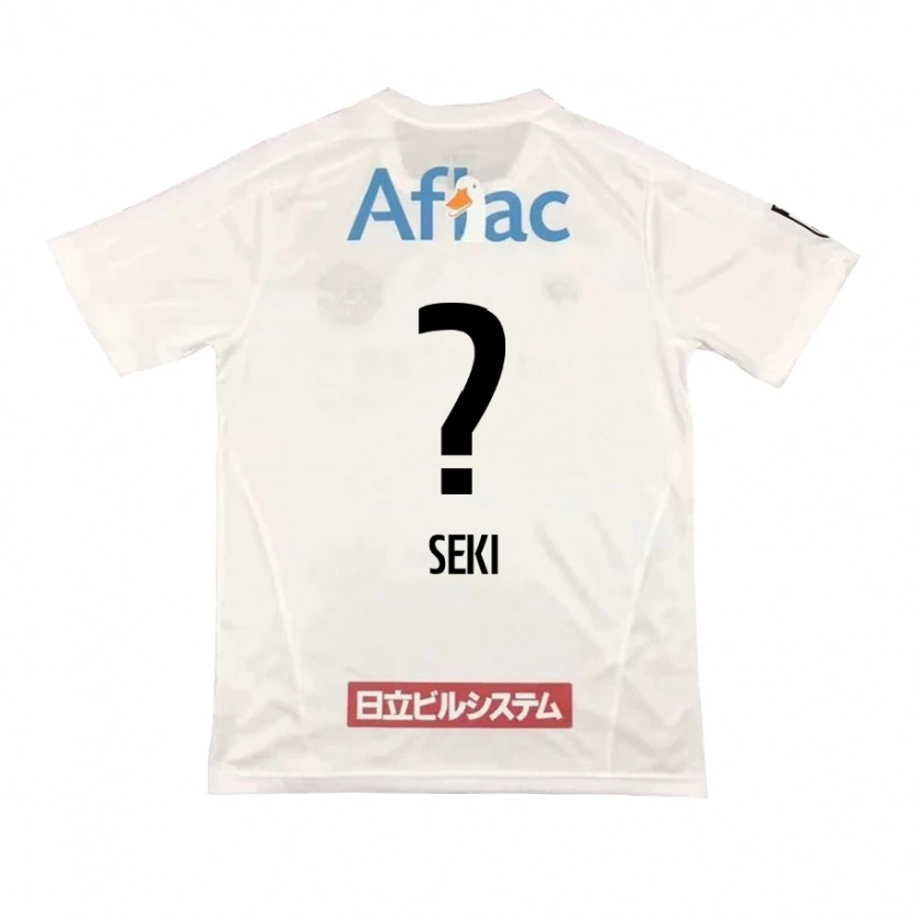 Danxen Børn Yuto Seki #0 Sort Gul Udebane Spillertrøjer 2025/26 Trøje T-Shirt