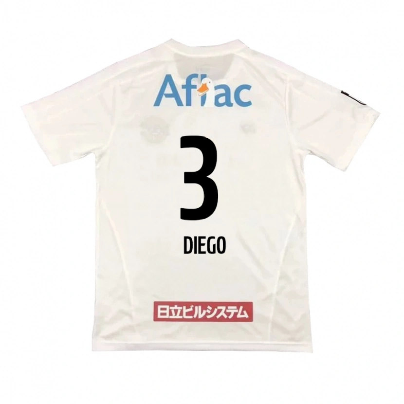 Danxen Børn Diego #3 Sort Gul Udebane Spillertrøjer 2025/26 Trøje T-Shirt