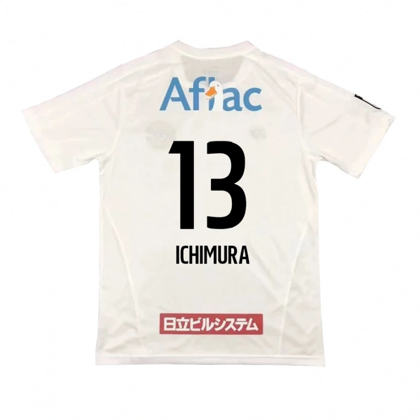 Danxen Børn Ken Ichimura #13 Sort Gul Udebane Spillertrøjer 2025/26 Trøje T-Shirt