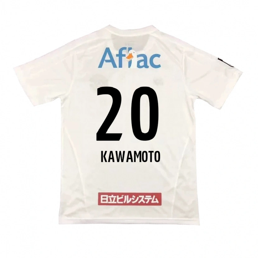 Danxen Børn Daizen Kawamoto #20 Sort Gul Udebane Spillertrøjer 2025/26 Trøje T-Shirt
