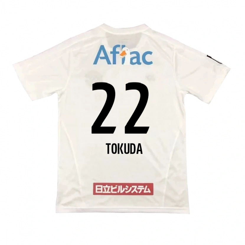 Danxen Børn Haoto Tokuda #22 Sort Gul Udebane Spillertrøjer 2025/26 Trøje T-Shirt