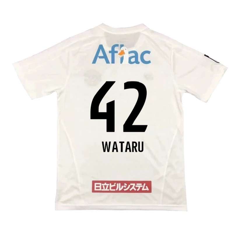Danxen Børn Wataru Harada #42 Sort Gul Udebane Spillertrøjer 2025/26 Trøje T-Shirt