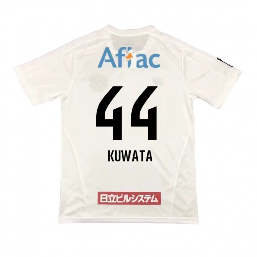 Danxen Børn Taisei Kuwata #44 Sort Gul Udebane Spillertrøjer 2025/26 Trøje T-Shirt