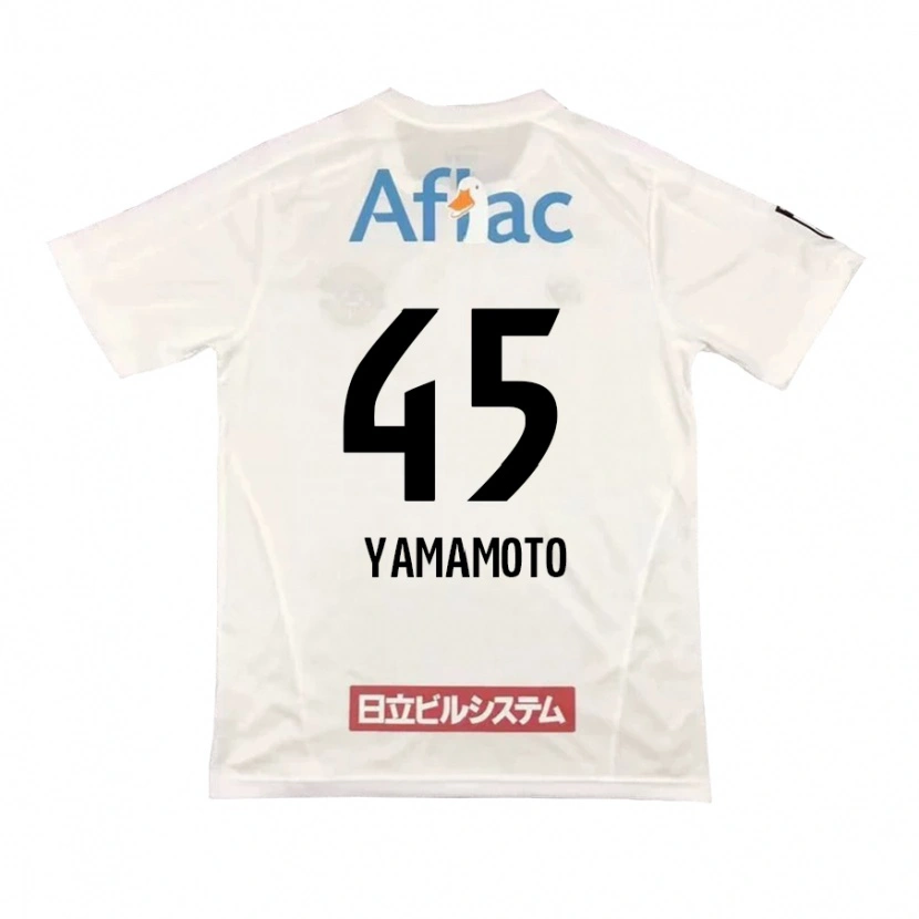 Danxen Børn Ota Yamamoto #45 Sort Gul Udebane Spillertrøjer 2025/26 Trøje T-Shirt
