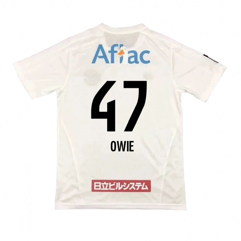 Danxen Børn William Owie #47 Sort Gul Udebane Spillertrøjer 2025/26 Trøje T-Shirt