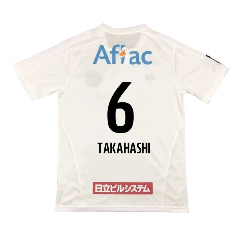 Danxen Børn Shunki Takahashi #6 Sort Gul Udebane Spillertrøjer 2025/26 Trøje T-Shirt