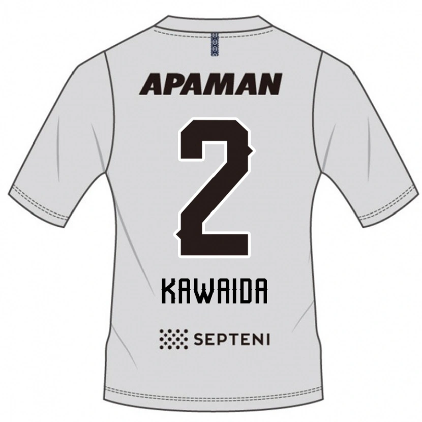 Danxen Børn Ryoya Kawaida #2 Royal Blå Hvid Udebane Spillertrøjer 2025/26 Trøje T-Shirt