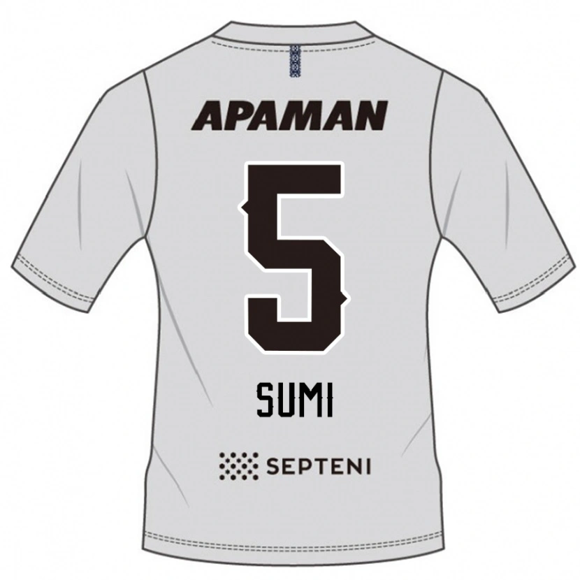 Danxen Børn Kotaro Sumi #5 Royal Blå Hvid Udebane Spillertrøjer 2025/26 Trøje T-Shirt