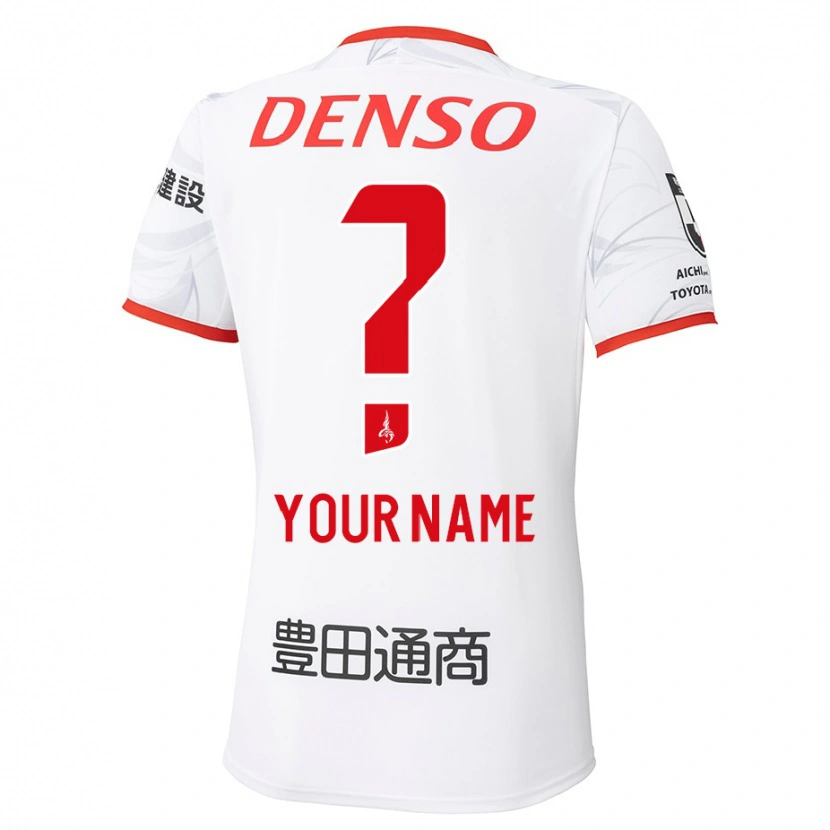 Danxen Børn Dit Navn #0 Rød Gul Udebane Spillertrøjer 2025/26 Trøje T-Shirt