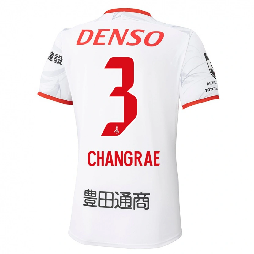 Danxen Børn Chang-Rae Ha #3 Rød Gul Udebane Spillertrøjer 2025/26 Trøje T-Shirt