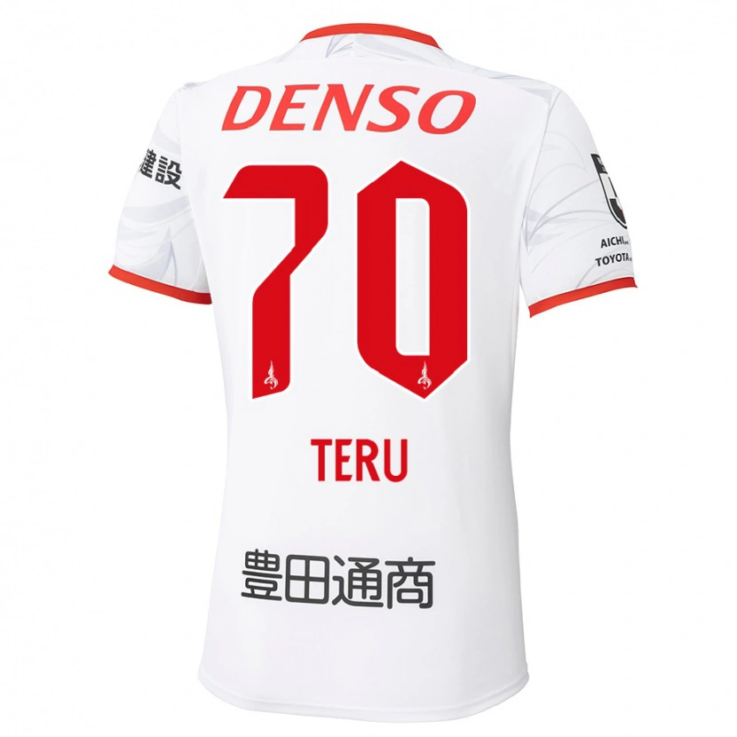 Danxen Børn Teruki Hara #70 Rød Gul Udebane Spillertrøjer 2025/26 Trøje T-Shirt