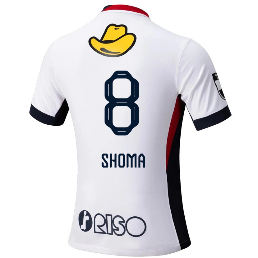 Danxen Børn Shoma Doi #8 Rød Sort Udebane Spillertrøjer 2025/26 Trøje T-Shirt