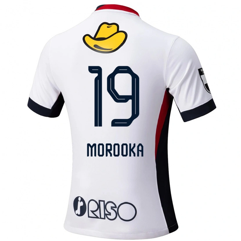 Danxen Børn Shu Morooka #19 Rød Sort Udebane Spillertrøjer 2025/26 Trøje T-Shirt