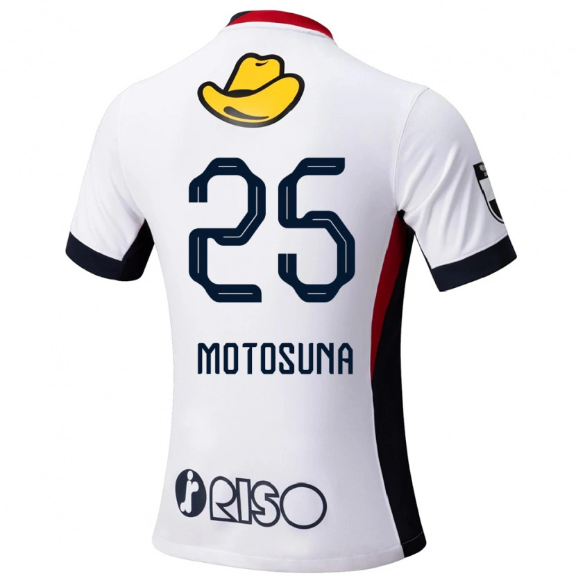 Danxen Børn Anthony Motosuna #25 Rød Sort Udebane Spillertrøjer 2025/26 Trøje T-Shirt