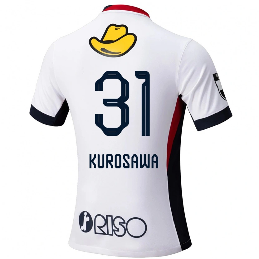 Danxen Børn Shoei Kurosawa #31 Rød Sort Udebane Spillertrøjer 2025/26 Trøje T-Shirt