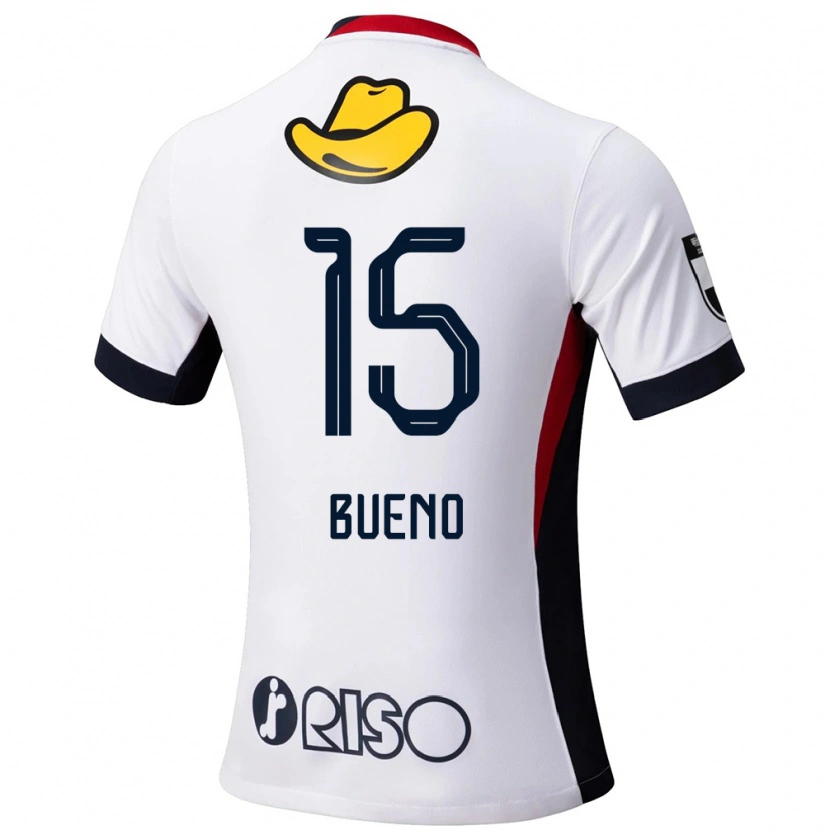 Danxen Børn Bueno #15 Rød Sort Udebane Spillertrøjer 2025/26 Trøje T-Shirt