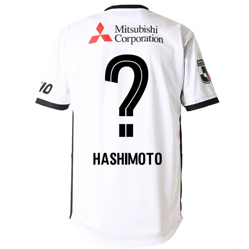 Danxen Børn Riku Hashimoto #0 Royal Blå Hvid Udebane Spillertrøjer 2025/26 Trøje T-Shirt