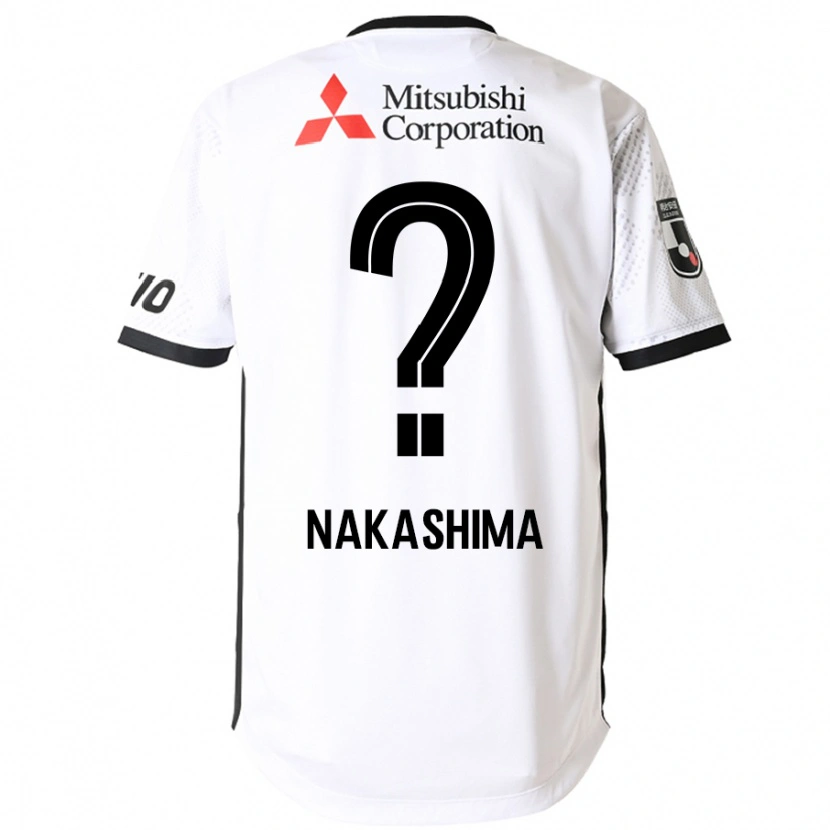Danxen Børn Riku Nakashima #0 Royal Blå Hvid Udebane Spillertrøjer 2025/26 Trøje T-Shirt