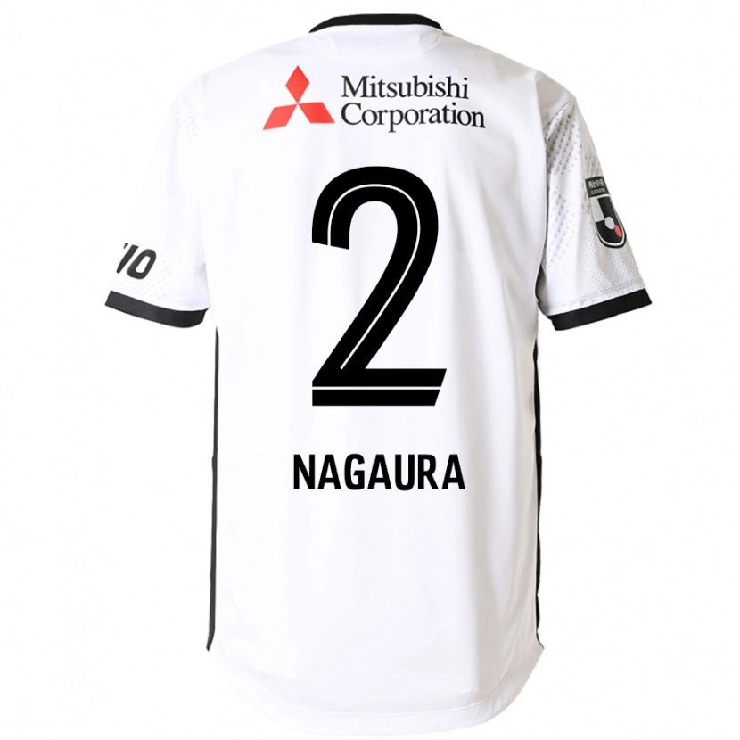Danxen Børn Koshi Nagaura #2 Royal Blå Hvid Udebane Spillertrøjer 2025/26 Trøje T-Shirt