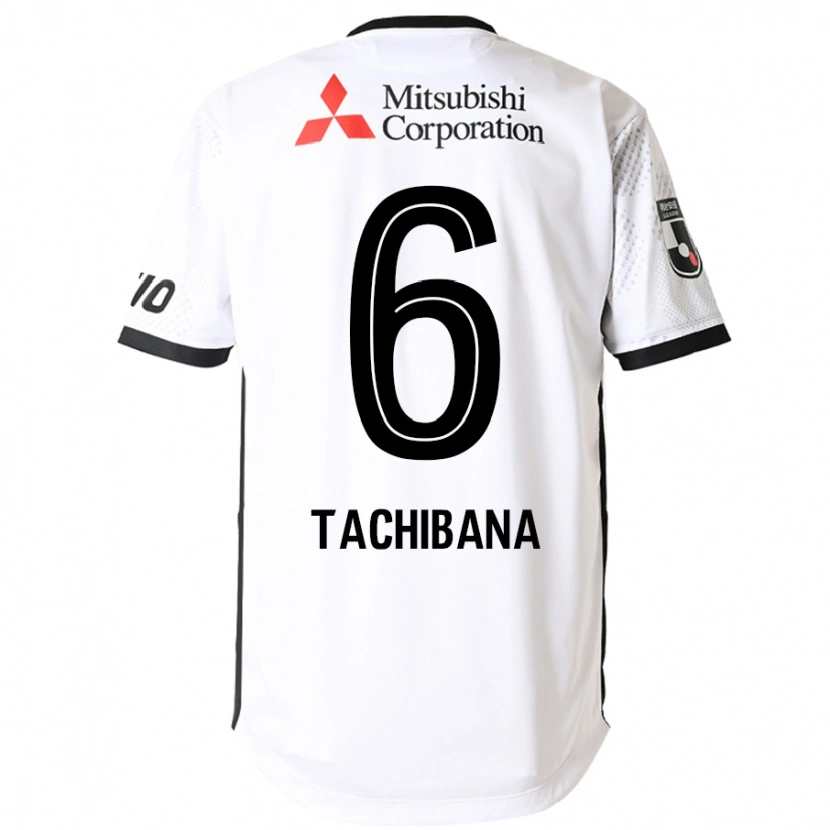 Danxen Børn Keigo Tachibana #6 Royal Blå Hvid Udebane Spillertrøjer 2025/26 Trøje T-Shirt