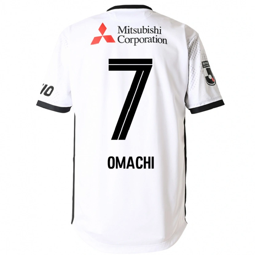 Danxen Børn Hyugo Omachi #7 Royal Blå Hvid Udebane Spillertrøjer 2025/26 Trøje T-Shirt