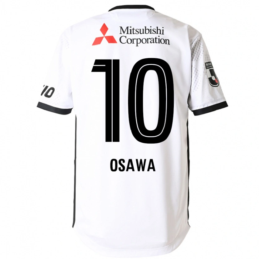 Danxen Børn Shuzo Osawa #10 Royal Blå Hvid Udebane Spillertrøjer 2025/26 Trøje T-Shirt