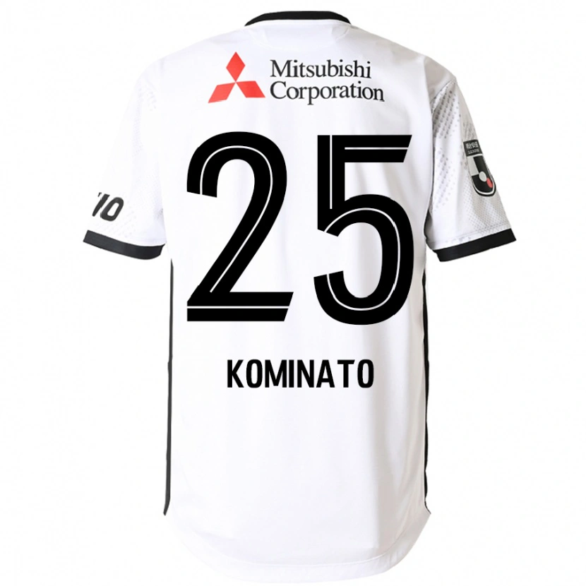 Danxen Børn Tsuna Kominato #25 Royal Blå Hvid Udebane Spillertrøjer 2025/26 Trøje T-Shirt