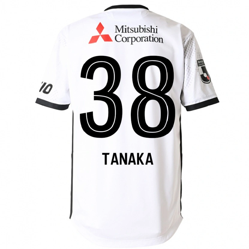 Danxen Børn Kio Tanaka #38 Royal Blå Hvid Udebane Spillertrøjer 2025/26 Trøje T-Shirt