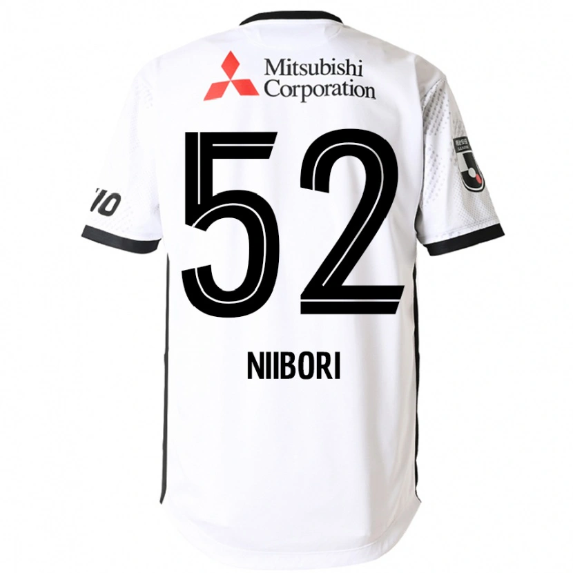 Danxen Børn Keita Niibori #52 Royal Blå Hvid Udebane Spillertrøjer 2025/26 Trøje T-Shirt