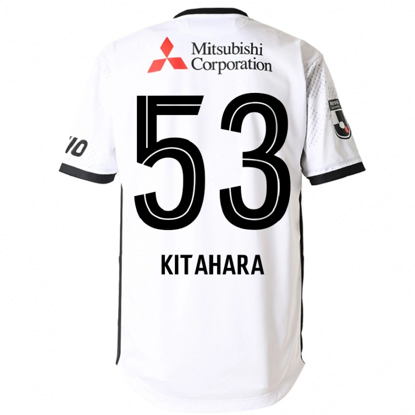 Danxen Børn Maki Kitahara #53 Royal Blå Hvid Udebane Spillertrøjer 2025/26 Trøje T-Shirt