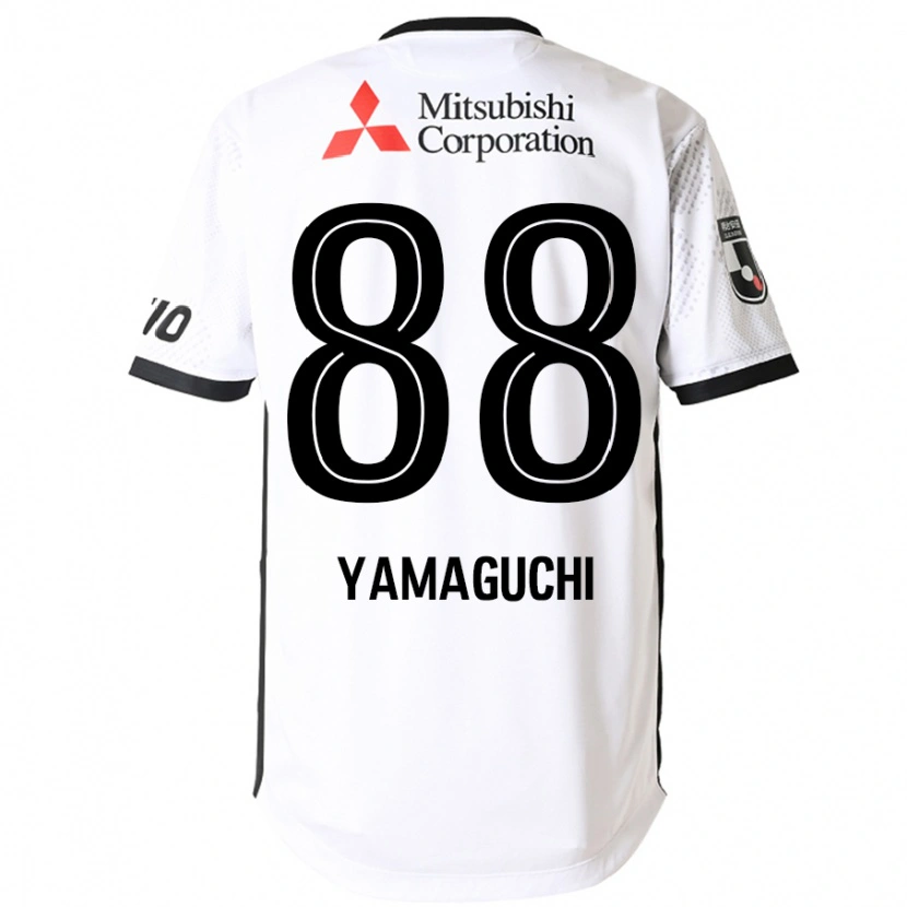 Danxen Børn Taiyo Yamaguchi #88 Royal Blå Hvid Udebane Spillertrøjer 2025/26 Trøje T-Shirt