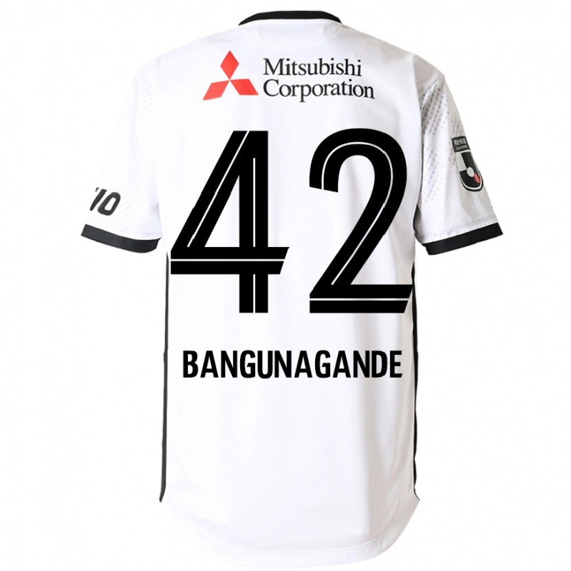 Danxen Børn Kashifu Bangunagande #42 Royal Blå Hvid Udebane Spillertrøjer 2025/26 Trøje T-Shirt