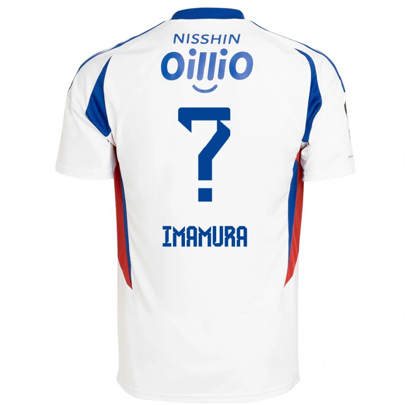 Danxen Børn Ryoya Imamura #0 Royal Blå Hvid Udebane Spillertrøjer 2025/26 Trøje T-Shirt
