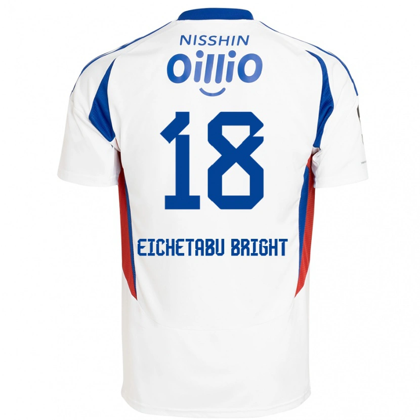 Danxen Børn Kai Eichetabu Bright #18 Royal Blå Hvid Udebane Spillertrøjer 2025/26 Trøje T-Shirt