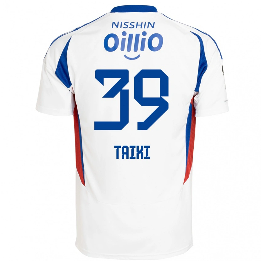 Danxen Børn Taiki Watanabe #39 Royal Blå Hvid Udebane Spillertrøjer 2025/26 Trøje T-Shirt