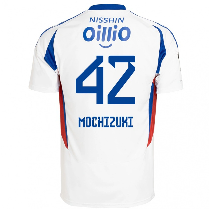 Danxen Børn Kohei Mochizuki #42 Royal Blå Hvid Udebane Spillertrøjer 2025/26 Trøje T-Shirt