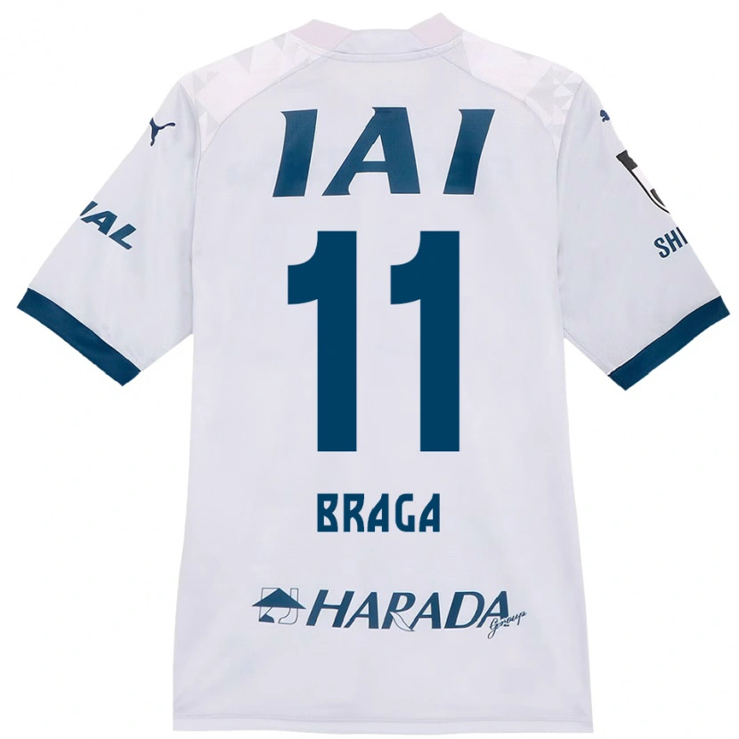 Danxen Børn Lucas Braga #11 Orange Rød Udebane Spillertrøjer 2025/26 Trøje T-Shirt