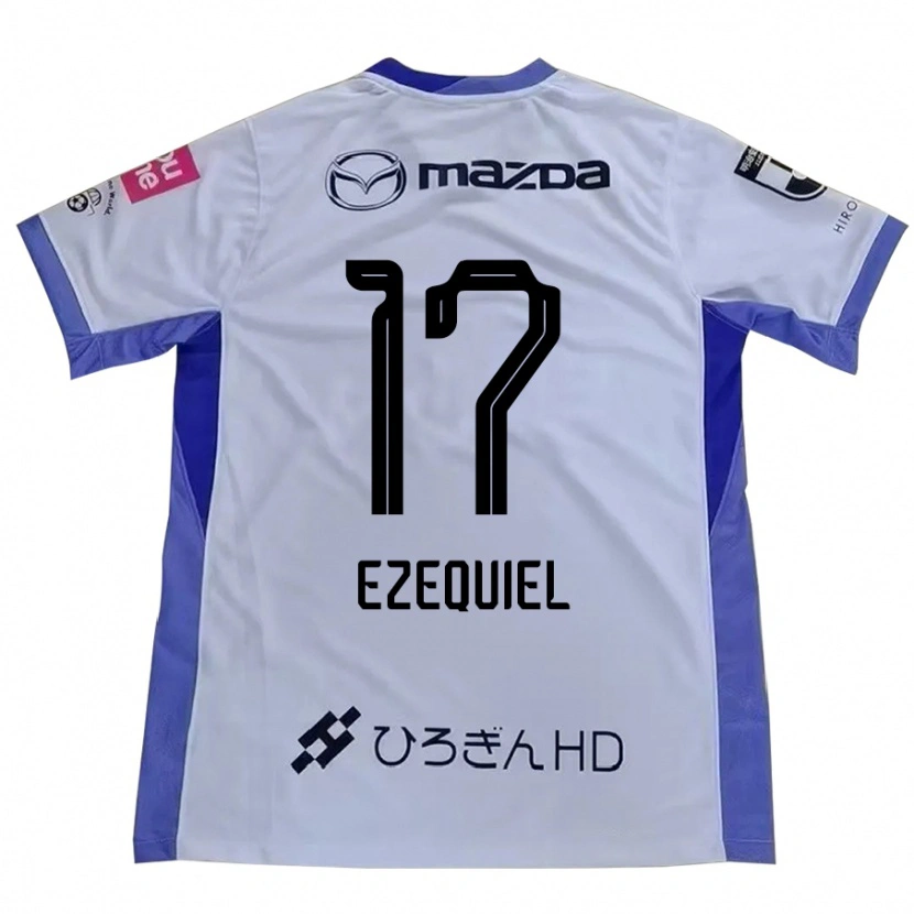 Danxen Børn Ezequiel #17 Lilla Orange Udebane Spillertrøjer 2025/26 Trøje T-Shirt