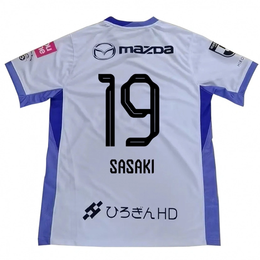Danxen Børn Sho Sasaki #19 Lilla Orange Udebane Spillertrøjer 2025/26 Trøje T-Shirt
