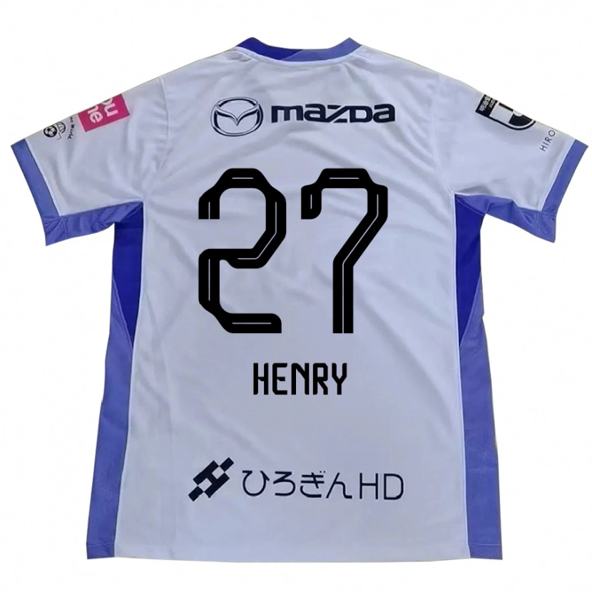 Danxen Børn Osamu Henry Iyoha #27 Lilla Orange Udebane Spillertrøjer 2025/26 Trøje T-Shirt