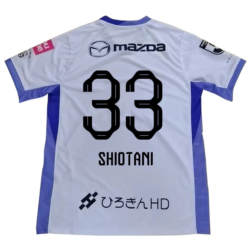 Danxen Børn Tsukasa Shiotani #33 Lilla Orange Udebane Spillertrøjer 2025/26 Trøje T-Shirt