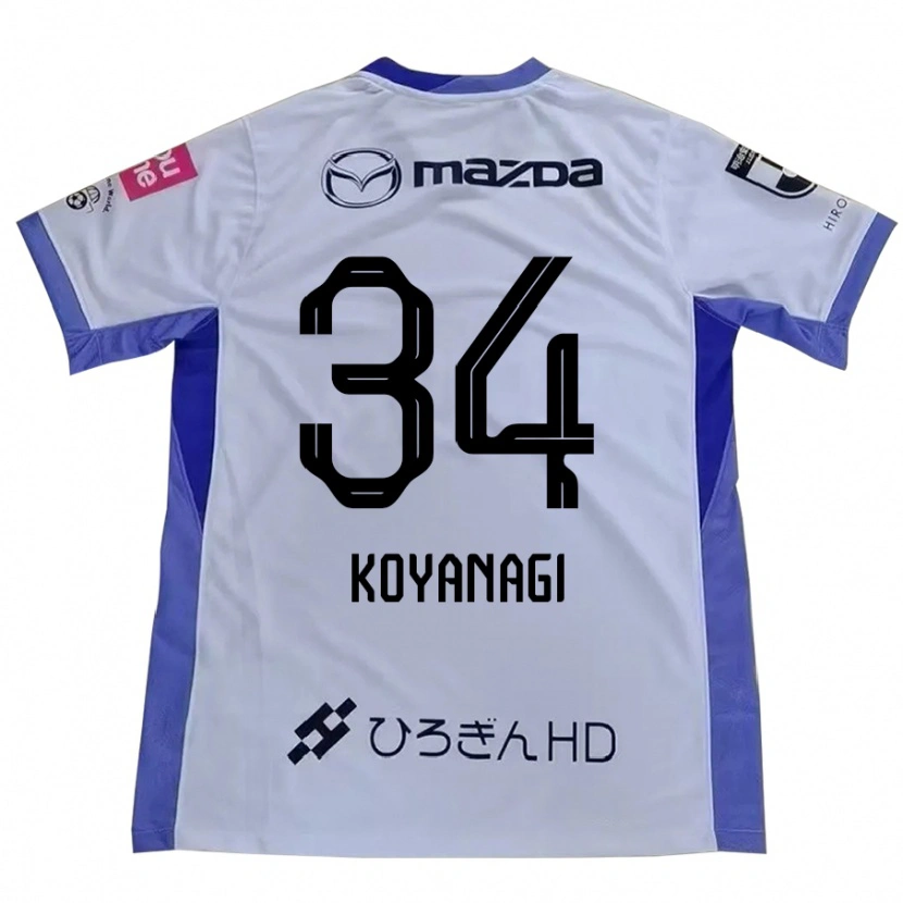 Danxen Børn Shu Koyanagi #34 Lilla Orange Udebane Spillertrøjer 2025/26 Trøje T-Shirt