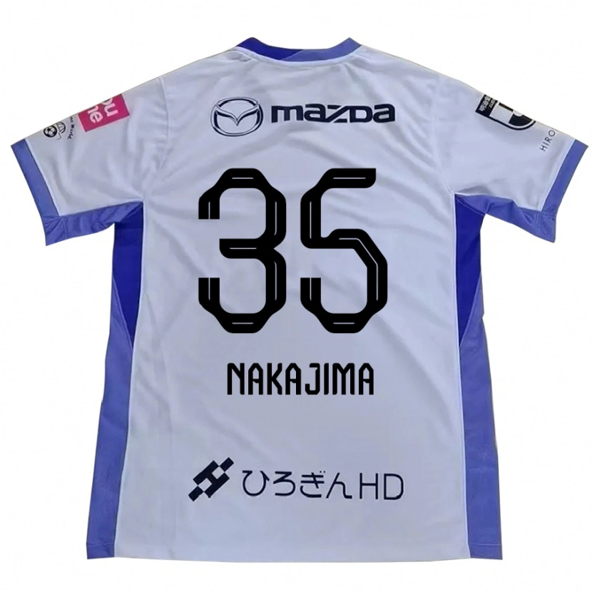 Danxen Børn Yotaro Nakajima #35 Lilla Orange Udebane Spillertrøjer 2025/26 Trøje T-Shirt
