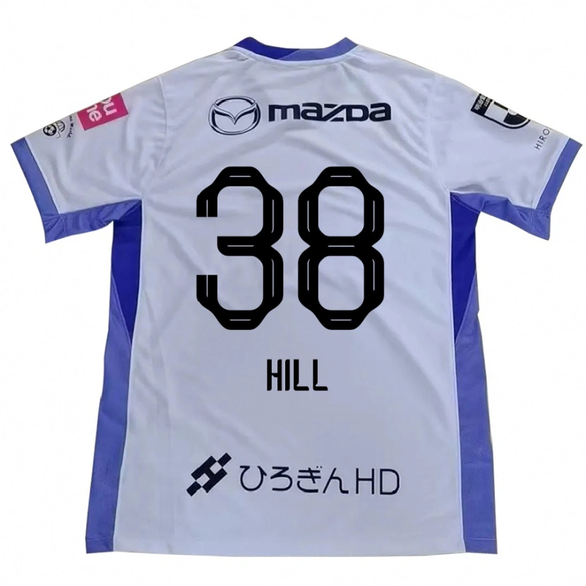 Danxen Børn Cailen Hill #38 Lilla Orange Udebane Spillertrøjer 2025/26 Trøje T-Shirt