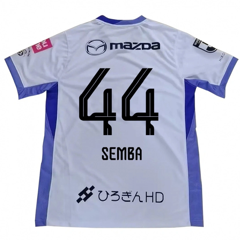 Danxen Børn Taishi Semba #44 Lilla Orange Udebane Spillertrøjer 2025/26 Trøje T-Shirt