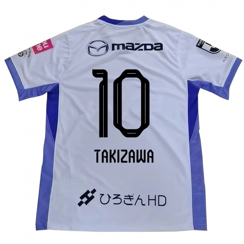 Danxen Børn Chise Takizawa #10 Lilla Orange Udebane Spillertrøjer 2025/26 Trøje T-Shirt