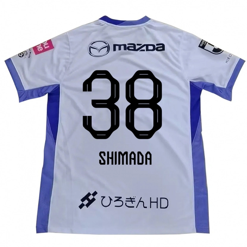 Danxen Børn Hana Shimada #38 Lilla Orange Udebane Spillertrøjer 2025/26 Trøje T-Shirt