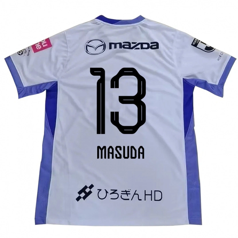 Danxen Børn Takuya Masuda #13 Lilla Orange Udebane Spillertrøjer 2025/26 Trøje T-Shirt