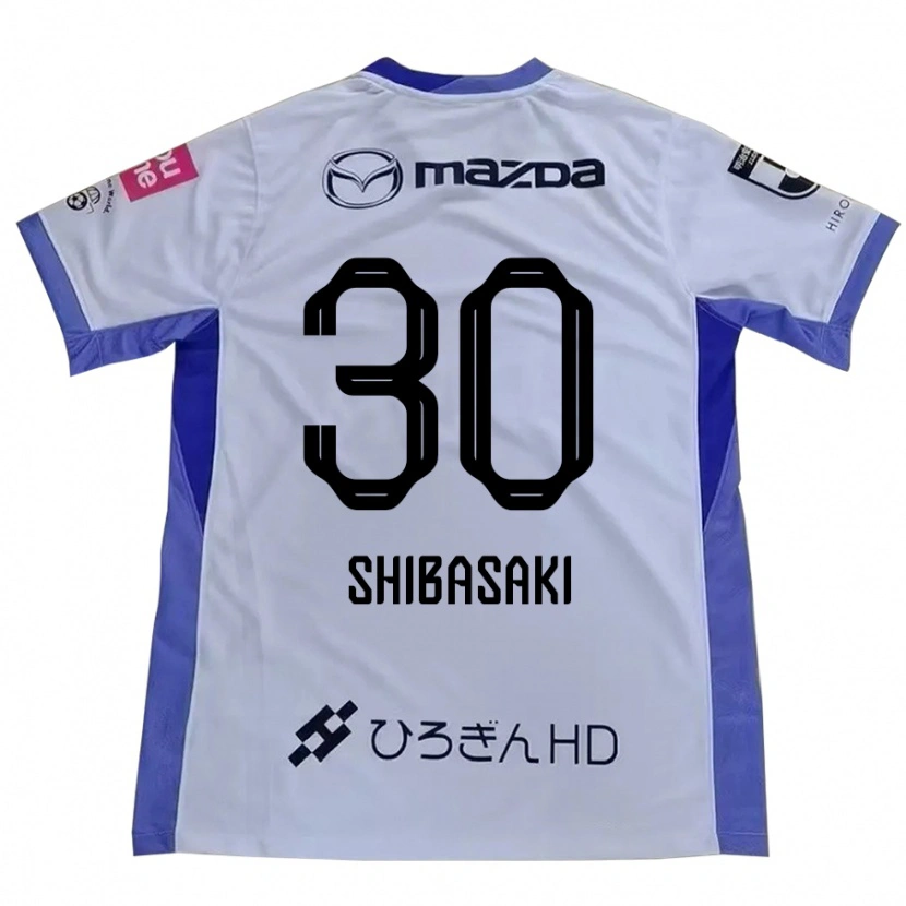 Danxen Børn Kosei Shibasaki #30 Lilla Orange Udebane Spillertrøjer 2025/26 Trøje T-Shirt