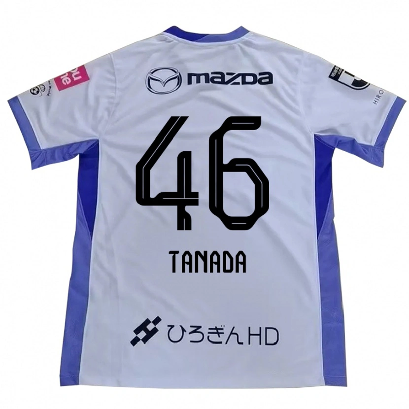 Danxen Børn Ryo Tanada #46 Lilla Orange Udebane Spillertrøjer 2025/26 Trøje T-Shirt